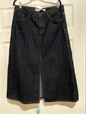Vintage 2003 Gap Denim Skirt Size 12